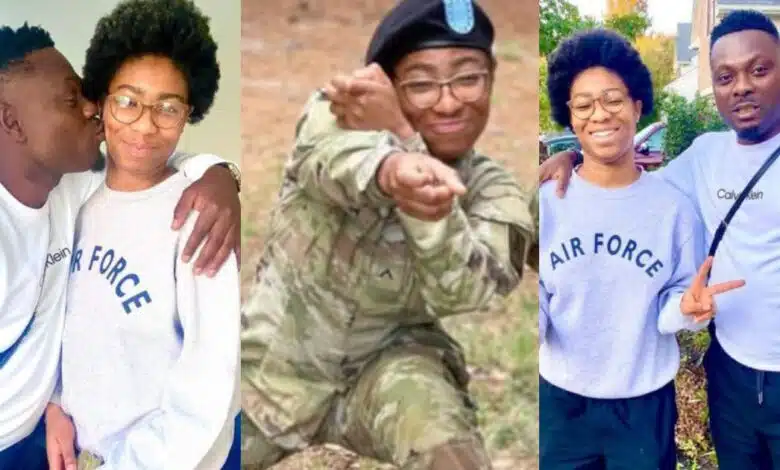 Kunle Afod celebrates US military daughter as she clocks 20, fans troll over her appearance